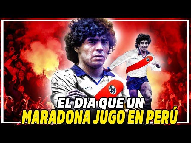 EL DIA QUE MARADONA JUGO EN PERÚ | LA HISTORIA DE LALO MARADONA