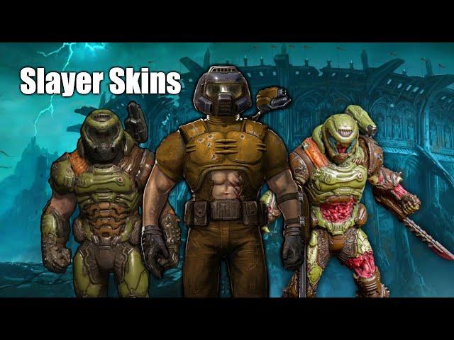 What skins will be available in Doom Eternal?