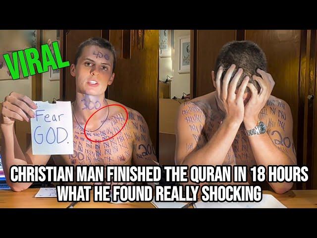 Christian Man Spent 18 Hours To Expose The Quran