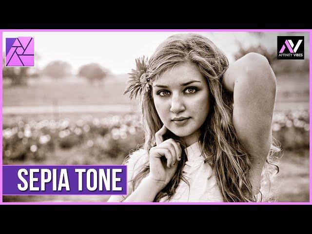 How To Create A Sepia Color Tone Effect in Affinity Photo