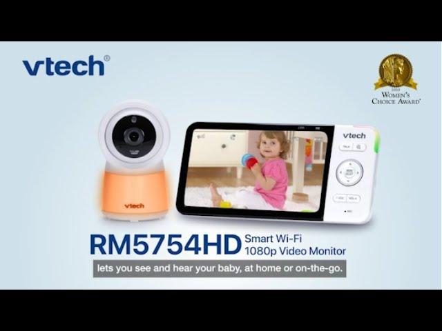 RM5754HD 5" Wi-Fi Remote Access Video Baby Monitor with 1080p HD Display, Built-in night light