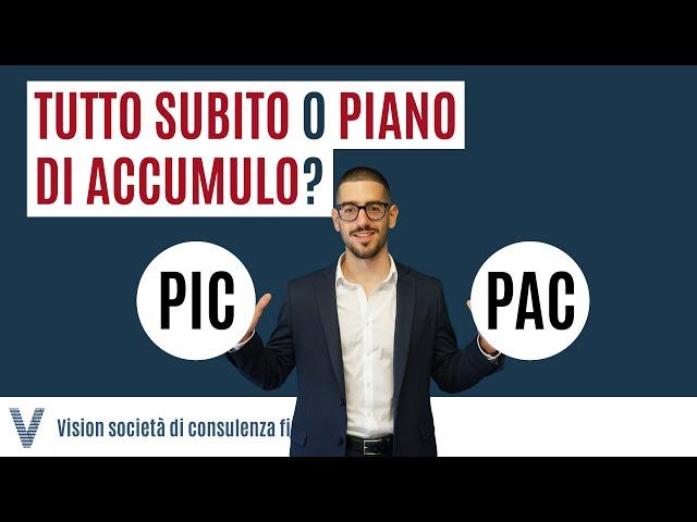 Investire TUTTO SUBITO O Fare Un PIANO Di ACCUMULO?