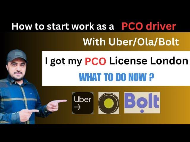 PCO licence London received | What to do when get PCO licence London | Uber/Bolt/ola/free now