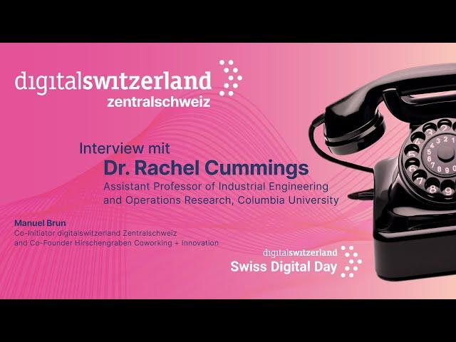 Interview über Datenschutz mit Dr. Rachel Cummings