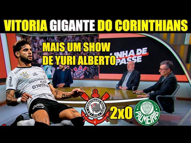 PÓS JOGO ! CORINTHIANS VENCE O PALMEIRAS COM SHOW DE YURI ALBERTO