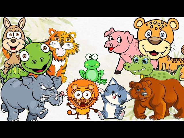 ABC Animal For Toddlers | Alphabet Song with Animals #animals #alphabet #abcd #toddlers #kids #abc