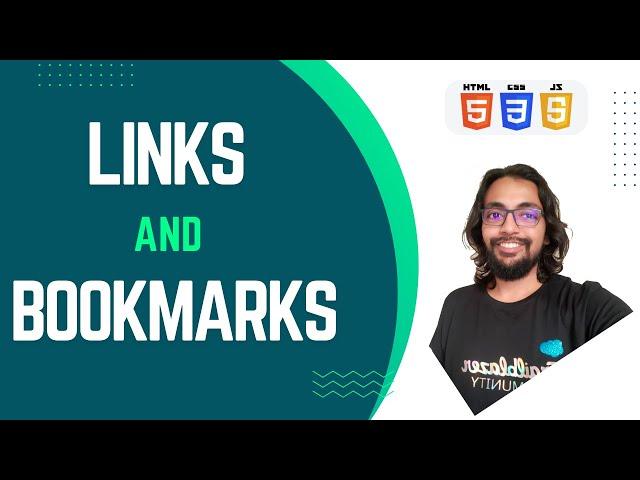 Links and Bookmarks - Crash Course on HTML, CSS & JS