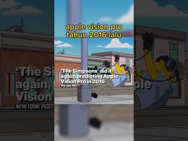 moment sejarah yang sudah diprediksi simpson sejak lama #simpsons #predictions #applevisionpro