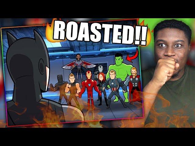 BATMAN ROASTS THE ENTIRE AVENGERS! | Batman vs Avengers Reaction!