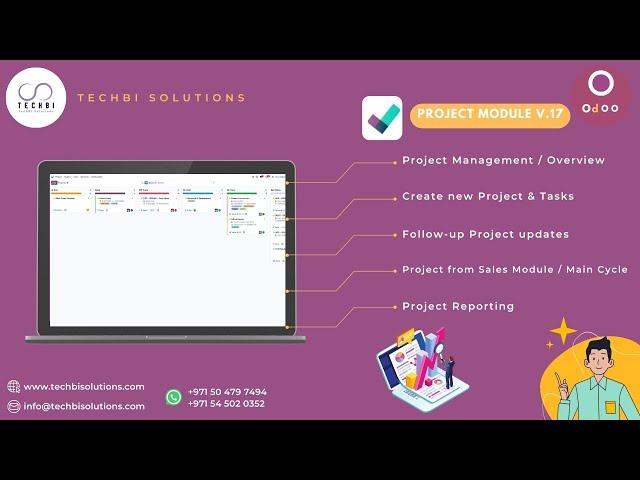 Odoo V.17 | Project Module | Overview - أودو الاصدار17 | المشاريع | لمحة عامة