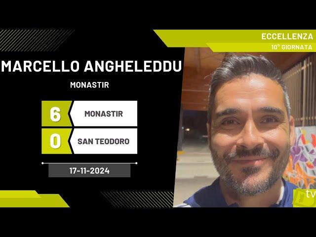 Marcello Angheleddu allenatore Monastir 17-11-2024 - Diario Sportivo