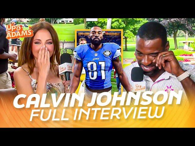 Calvin Johnson Emotional After Lions Ring Of Honor Announcement | Full Interview