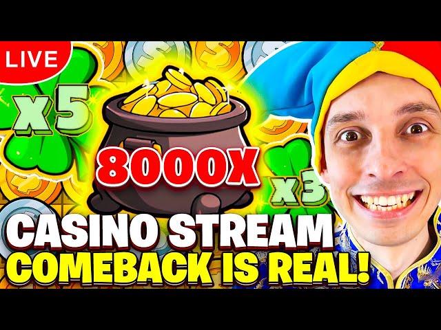 COMEBACK IS REAL! Live Casino Stream with mrBigSpin