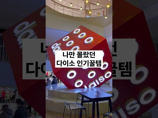 나만 몰랐던 다이소 인기꿀템