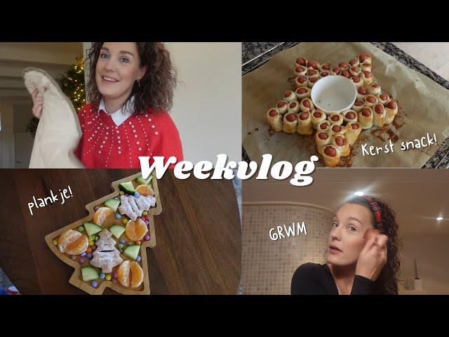 NIEUW HAAR, IKEA, PIZZA MAKEN, KERSTSNACKS & ZWEMLES! Weekvlog | Zeg maar Fem