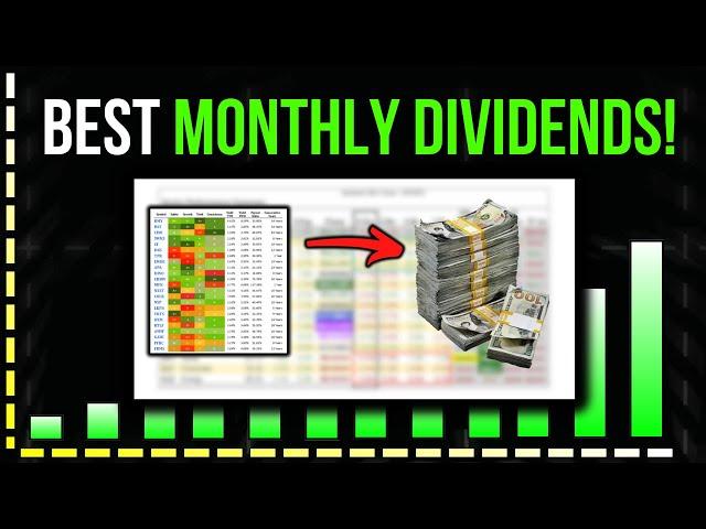 Best Monthly Dividend Stocks & ETFs In 2024! *Earn More Income*