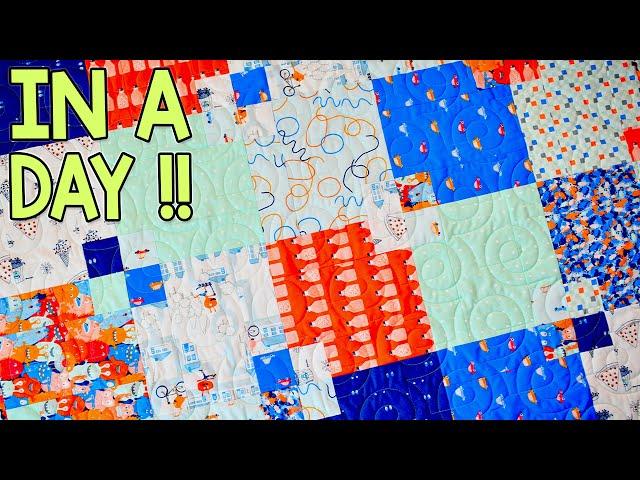 Tiny Tinker | Layer Cake Quilt Pattern | Easy Baby Quilt Pattern | Beginner Quilt Pattern | In A Day