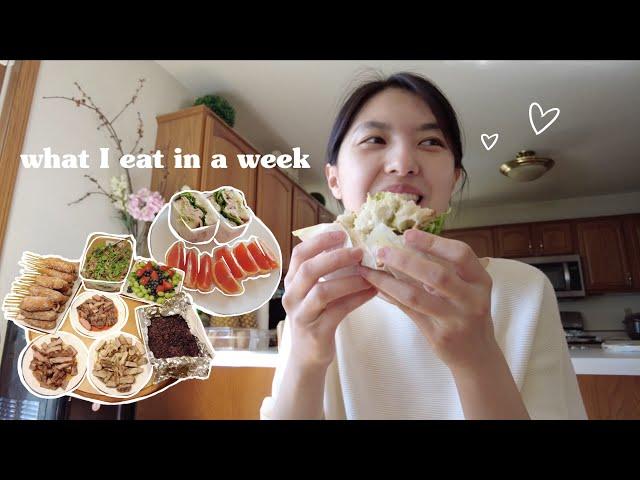 What I eat in a week • Ordinary days in my STEM research job