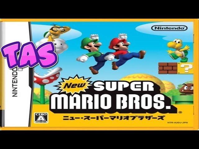 コメ付き New スーパーマリオブラザーズ  マリオブラザーズDS  TASさんが高速化チートを使ったようです 【TAS】