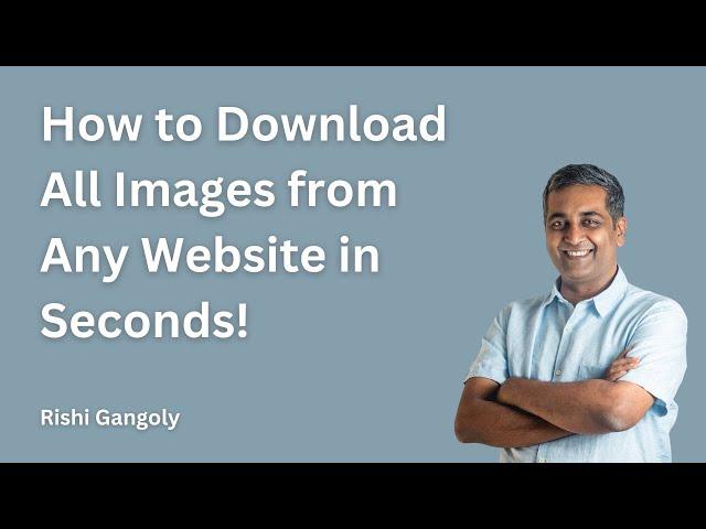 How to Download All Images from Any Website in Seconds!