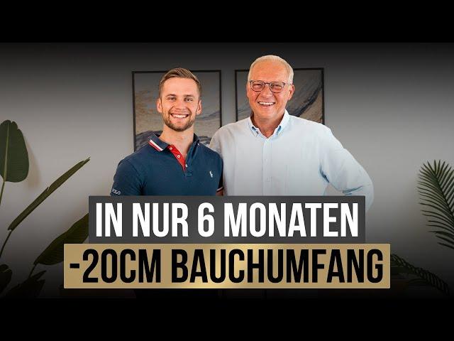 Mit 59 Jahren einfach -20cm Bauchumfang verloren