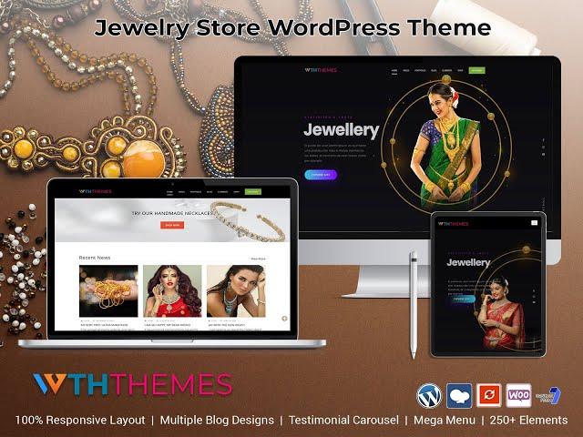 Transform your jewelry store into a masterpiece with our exclusive Jewelry Store WordPress Theme