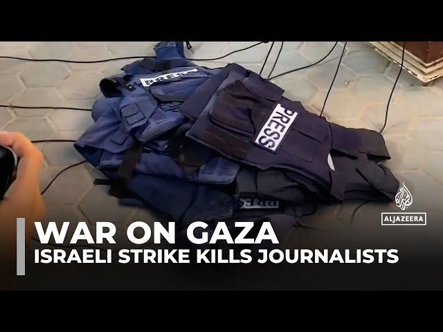 Israeli strike hits 'Al-Quds Today' TV satellite vehicle, killing five journalists