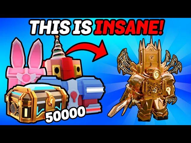 I Opened 50,000 Crates For 50,000 Subscribers! (Toilet Tower Defense)