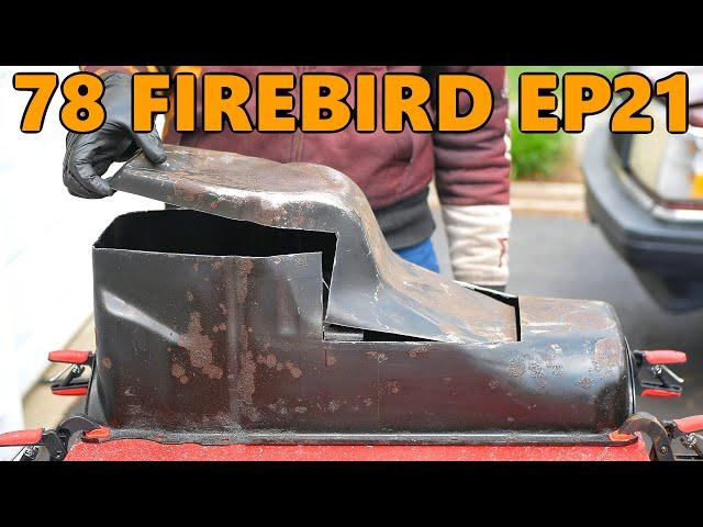 $200 454 Engine Rebuild: DIY Modifying Oil Pan for Crossmember Clearance (Ep.21)