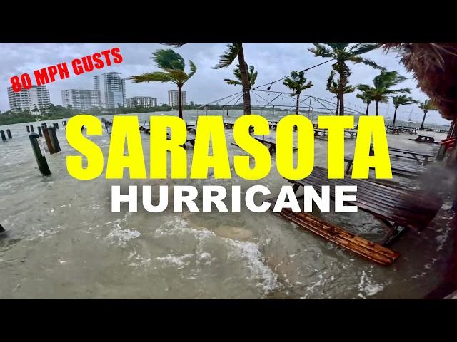 UNREAL FLOODING: Hurricane Helene in SARASOTA [Marina Jack & Siesta Key]