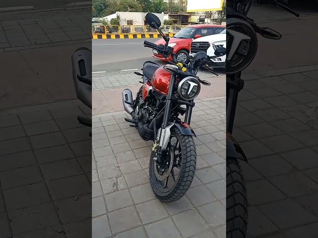 TVS RONIN 225 Red Color   TVS 2023 Bike #tvs #ronin #pune #retro #bike #red #sportsbike