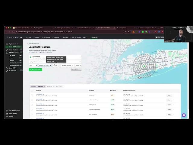Search Atlas | Utilizing Local Heatmaps