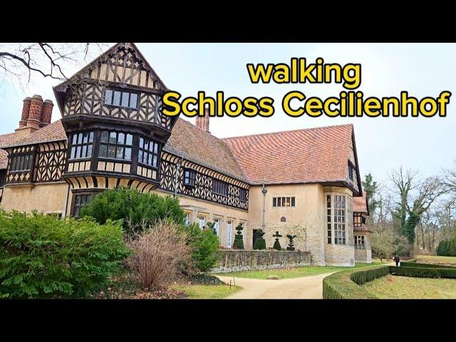 walking tour Schloss Cecilienhof • Germany  • Potsdam • ASMR • relax • 4K