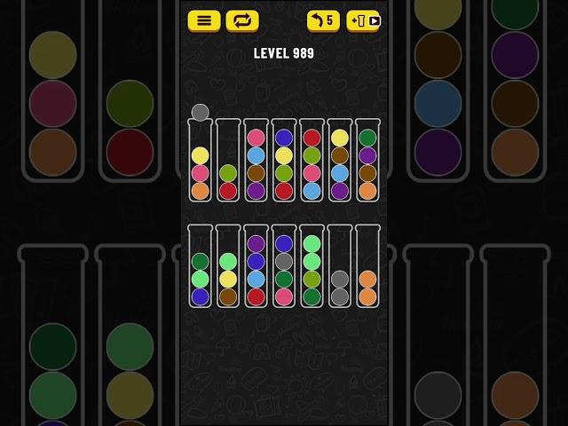 Ball Sort Puzzle - level 989