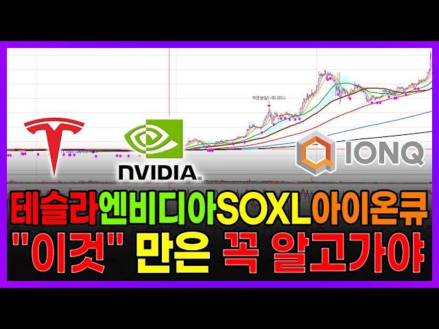 테슬라 엔비디아 SOXL 아이온큐 "이것"만은 꼭 알고가야