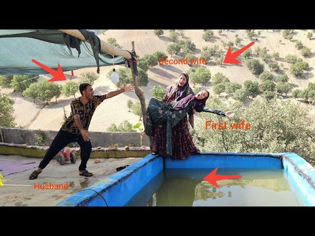 The second wife's evil attempt to keep her husband away from the first wife