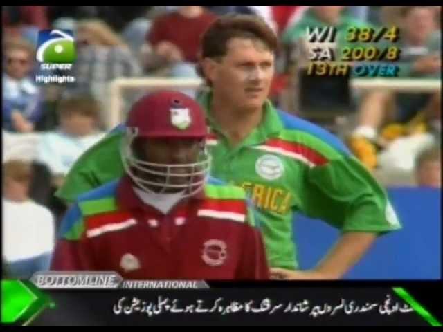 ** Rare ** South Africa vs West Indies World Cup 1992 HQ Incomplete Highlights