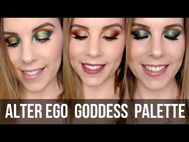 3 LOOKS 1 PALETTE // Alter Ego GODDESS Palette Tutorial