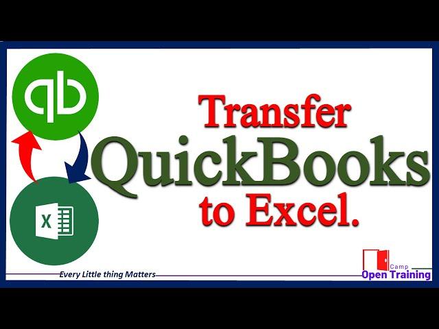 How to Export Data from QuickBooks to Excel