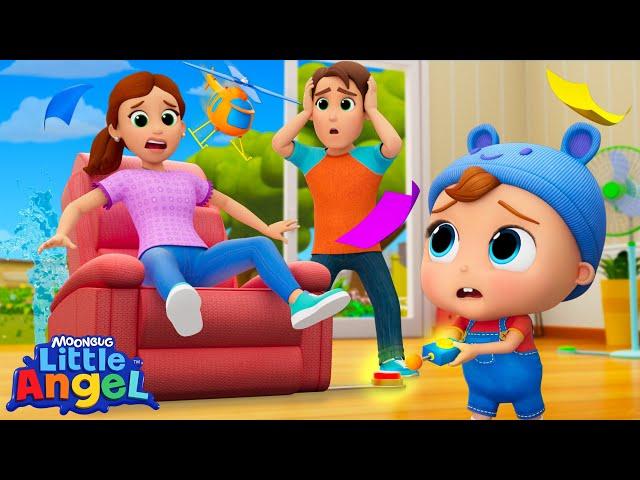 Don't Push The Button! | Little Angel Kids Songs & Nursery Rhymes