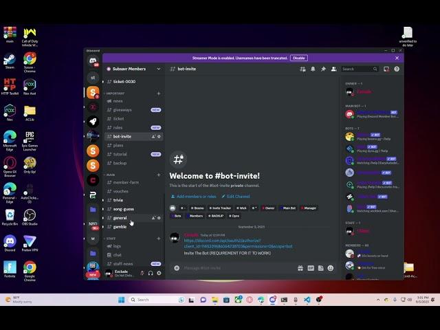 Discord Join Bot (FREE , NO DOWNLOADS)