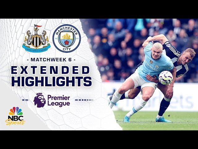 Newcastle United v. Manchester City | PREMIER LEAGUE HIGHLIGHTS | 9/28/2024 | NBC Sports