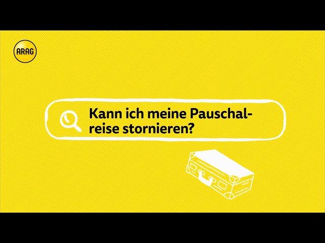 Fragen zur Reisestornierung? Der ARAG Rechtsschutz hilft.