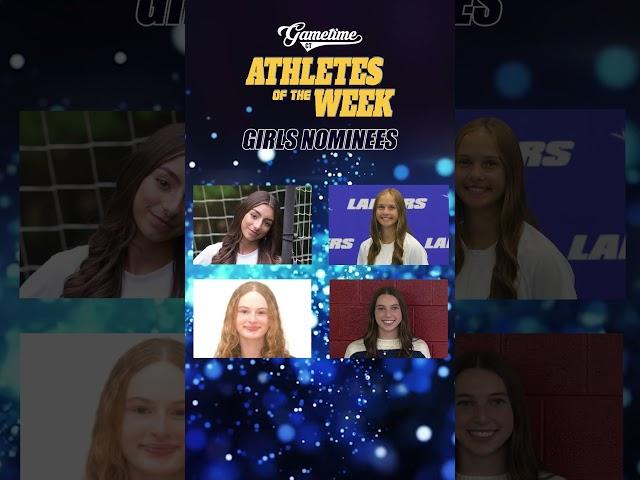 GameTimeCT Athlete of the Week, Girls sports nominees (Week 10)