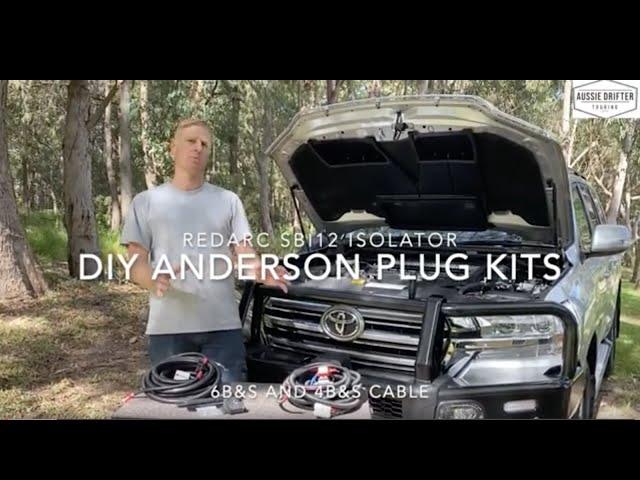 DIY Anderson Plug Kit - Redarc SBI12 Isolator - Camper or Caravan Charging Full Installation