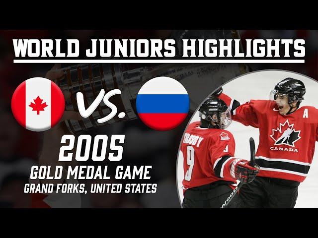 Canada vs. Russia | 2005 WJC Gold Medal Game | Extended Highlights