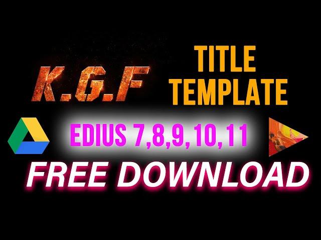 KGF Title Templates Free Download | Tech Nestology