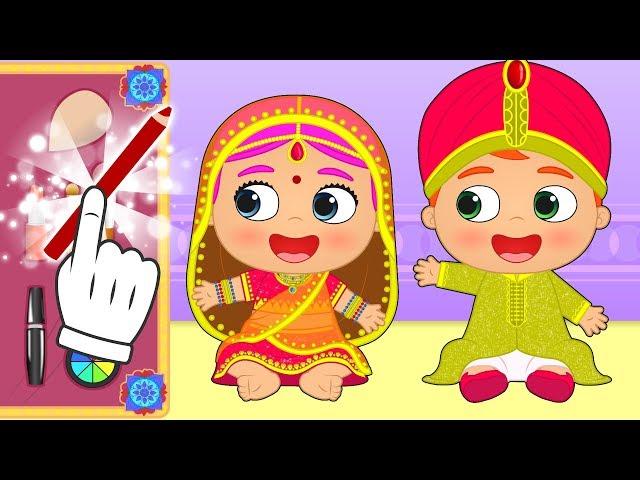 BABIES ALEX AND LILY Become Bollywood stars  Cartoons for kids