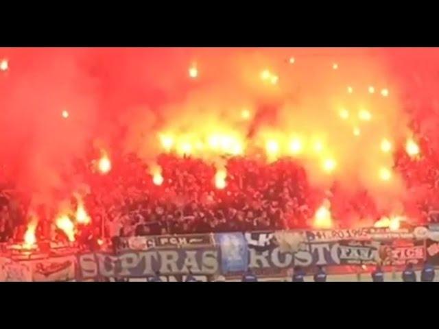 Hansa Pyroshow in Magdeburg (1.FC Magdeburg - Hansa Rostock 1:1 | 3.Liga)