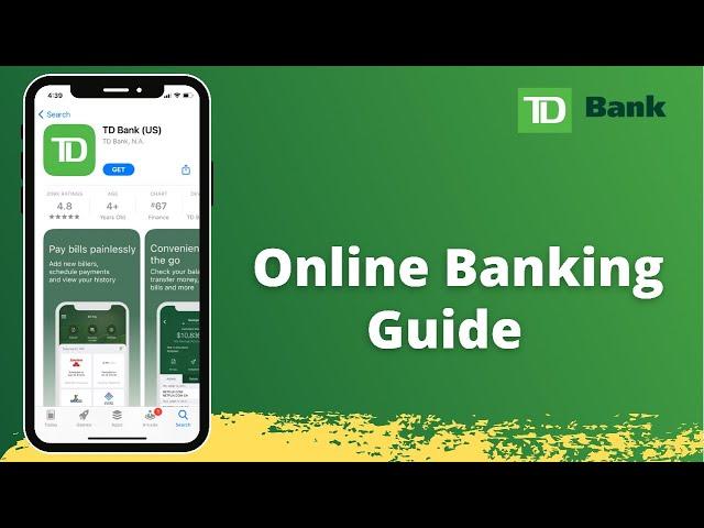 TD Bank Online Banking Guide | TD Bank: TD Personal Banking, Loans, Cards & More 2021